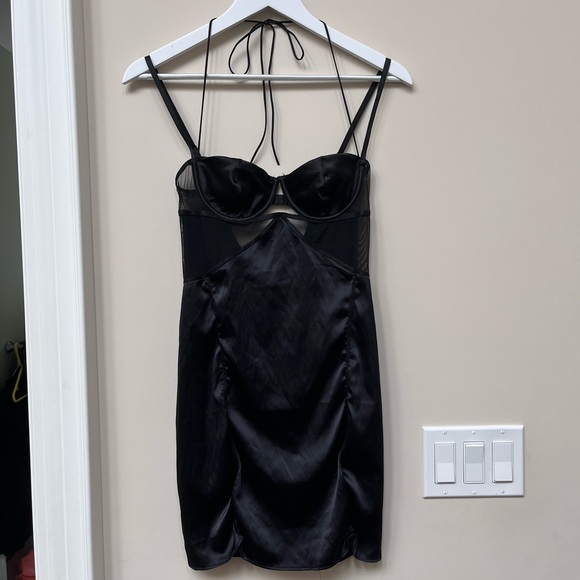 Zara Satin Effect Dress - Picture 2 of 5